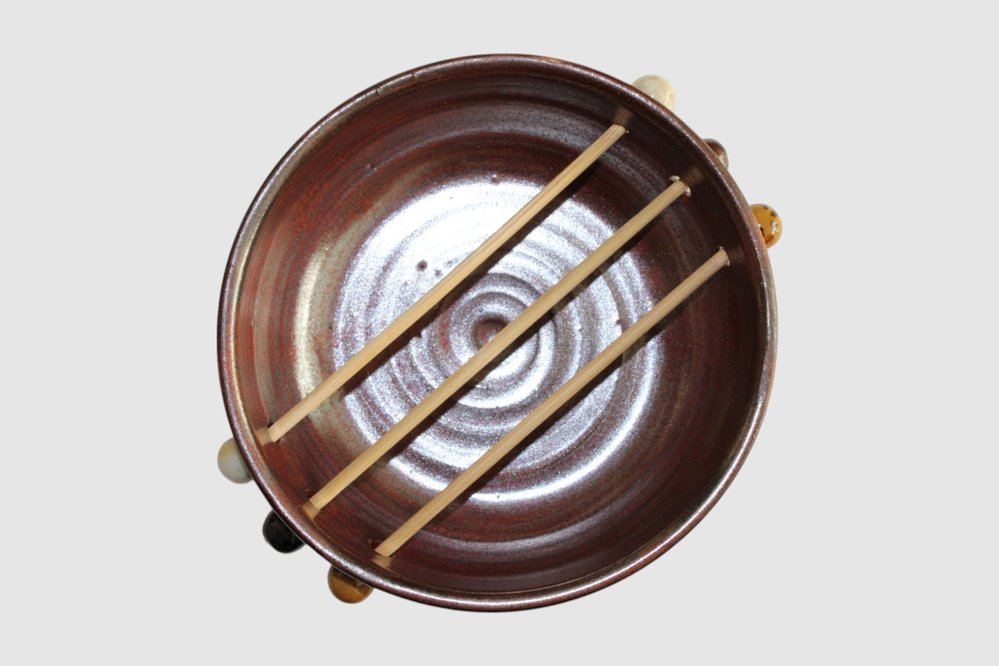Porte savon rond